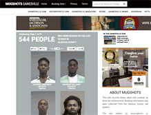 Tablet Screenshot of mugshotsgainesville.com